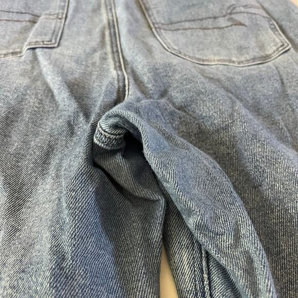 American Eagle Stretch High Rise Mom Straight Jeans Sz 14 Short - Picture 7 of 11